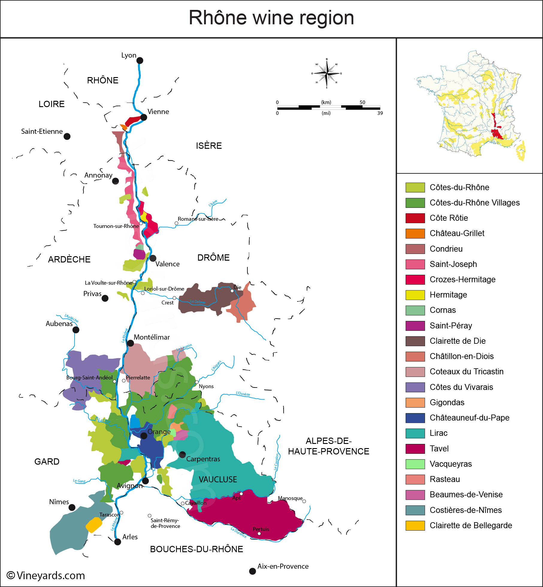 Wine Regions in Rhône Valley